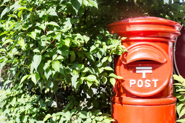 istock Red mailbox in countryside of Japan. 1007121906