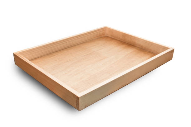 istock Wooden plate isolated on white background. 1007122048