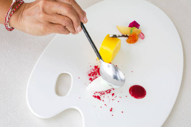 istock Beautiful elegant dessert served on the table 1007136712