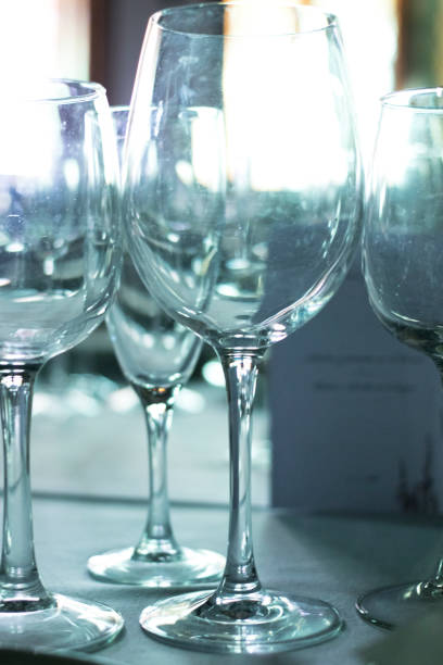 istock Wedding reception banquet dinner party table place settings set in luxury hotel venue. 1007144532