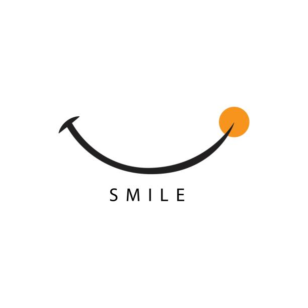 ilustrações de stock, clip art, desenhos animados e ícones de smile vector template design illustration - smile