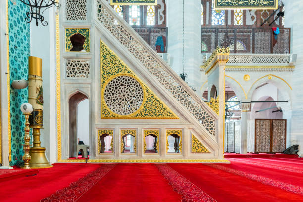 istock Interior view of Valide-i Cedid Mosque in Istanbul 1007171704