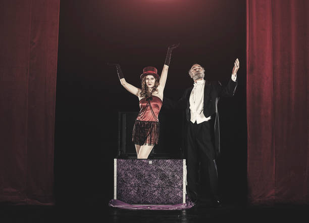 istock Magician performance on theater stage 1007193936