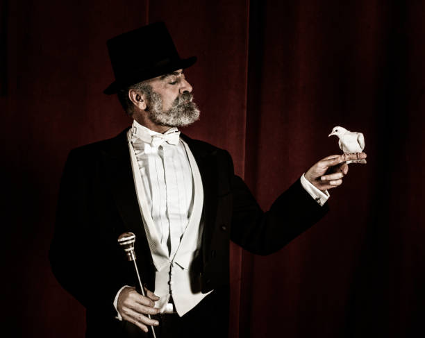 istock Magician holding white dove 1007193948