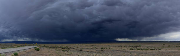 istock Utah road and incoming storm, panorama 1007194658