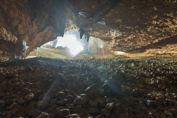 istock Deep inside view of cave of Chasm of Heaven 1007198370
