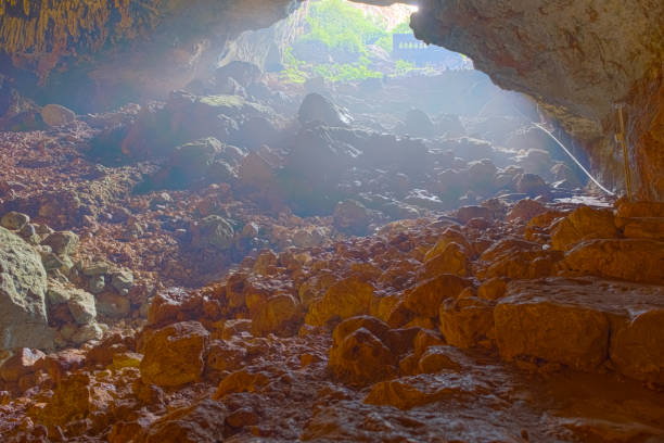 istock Deep inside view of cave of Chasm of Heaven 1007208988