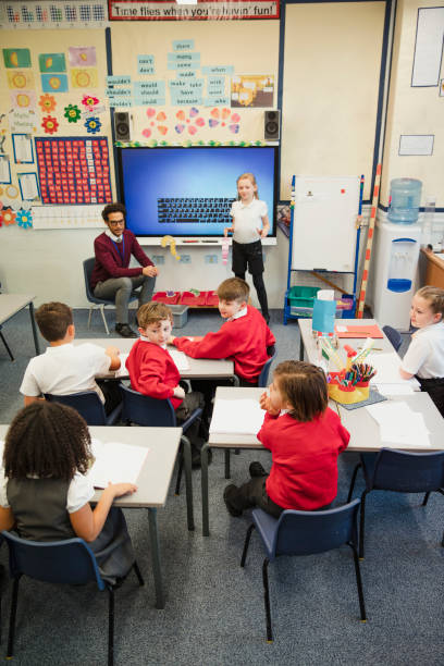istock Presenting to the Class with her Teacher 1007215798
