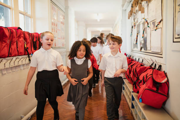 istock School Children Walk Through the Corridor 1007218540