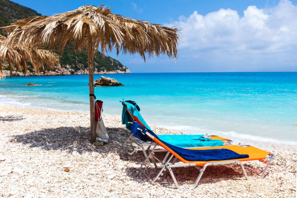 istock Perfect tropical beach with turquoise water 1007236450