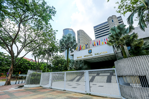 Hong Kong - May 16, 2022 : General view of the public entrance at Happy Valley Racecourse in Happy Valley, Hong Kong.