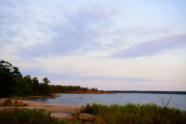 Dawn at  Lake,Ontario