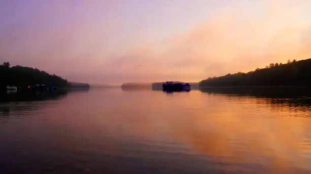 Dawn at  Lake,Ontario