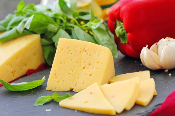 istock Delicious cheese with paprica and garlic 1007258342
