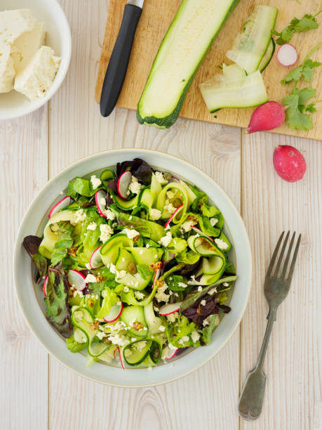 istock Healthy Summer courgette salad 1007262154