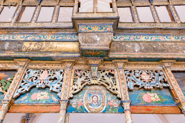 Ayasosti Church at village of Sirince.Selcuk,Izmir,Turkey Interior detailed view of Ayasosti Church at village of Sirince.Selcuk,Izmir,Turkey.21 August 2017 Izmir stock pictures, royalty-free photos & images