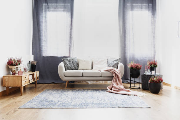 istock Drapes in living room interior 1007263148