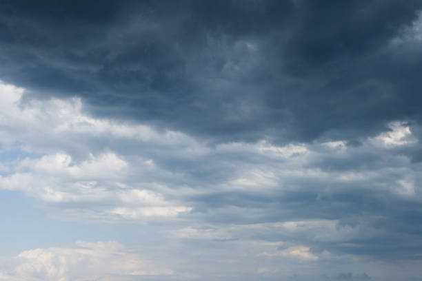 istock Stormy gray clouds in summer sky 1007269918