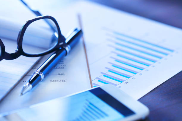 istock Close Up Of Chart Displayed On Mobile Phone 1007275068