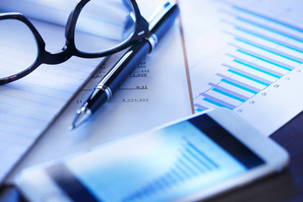 istock Close Up Of Chart Displayed On Mobile Phone 1007275072