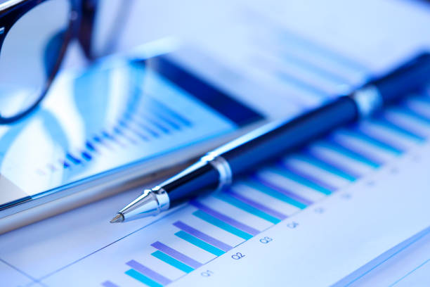 istock Close Up Of Chart Displayed On Mobile Phone 1007277274