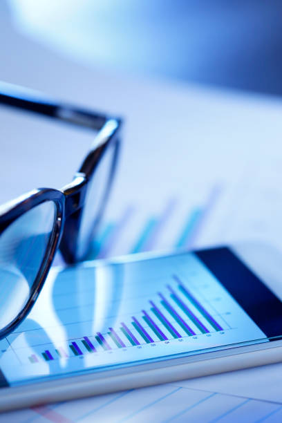 istock Close Up Of Chart Displayed On Mobile Phone 1007277280
