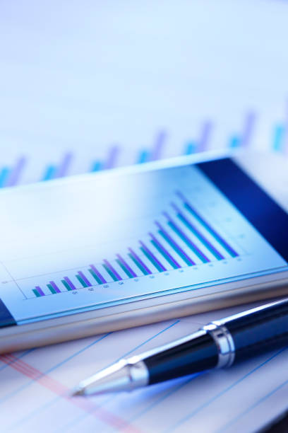 istock Close Up Of Chart Displayed On Mobile Phone 1007277312