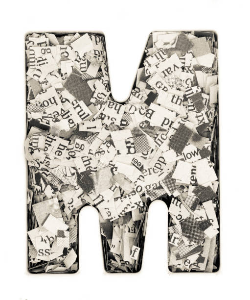 istock capital letter made from newspape 1007285312