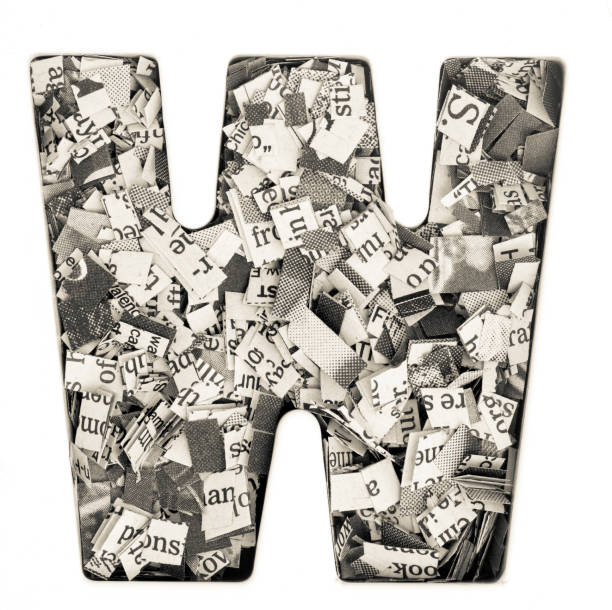 istock capital letter made from newspape 1007285368