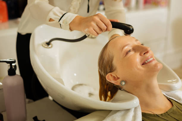 istock Cheerful pleasant woman smiling 1007287006