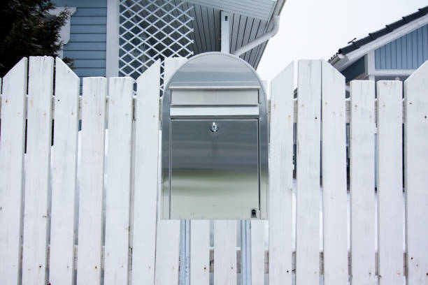 istock A silver outdoor mailbox at winter in Finland. 1007304870