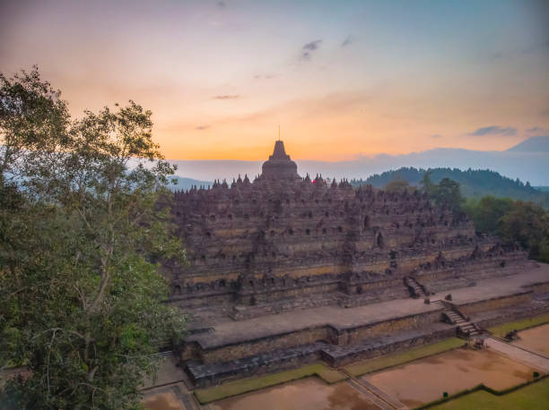 istock Borobudur temple aerial photo 1007314934