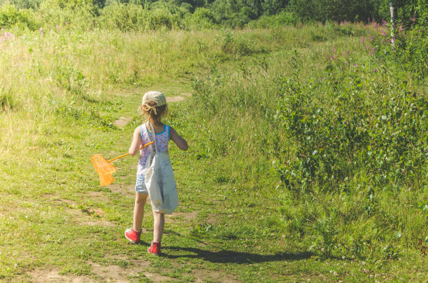 istock child with a net catches a butterfly 1007326588