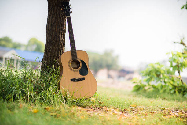 istock My classic guitar with a lonely day. 1007329320