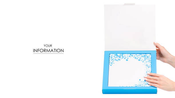 Cosmetic beauty box cosmetology in hand pattern