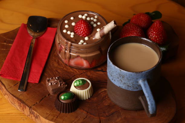 istock Chocolate with Strawberry and coffee 1007363626