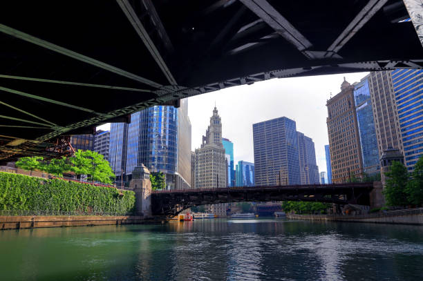 istock Chicago, Illinois and the Chicago River 1007367088
