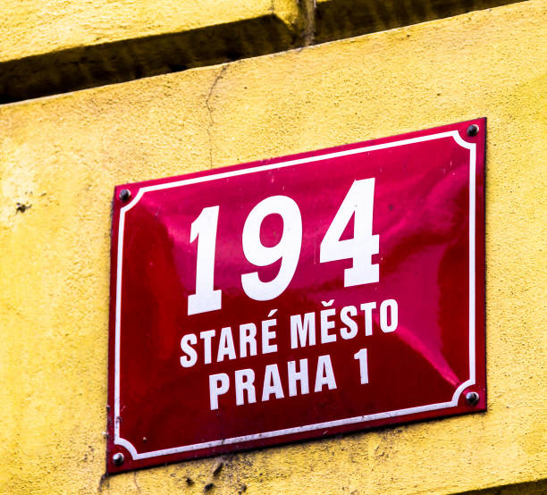 Street sign, Prague, Stare Mesto