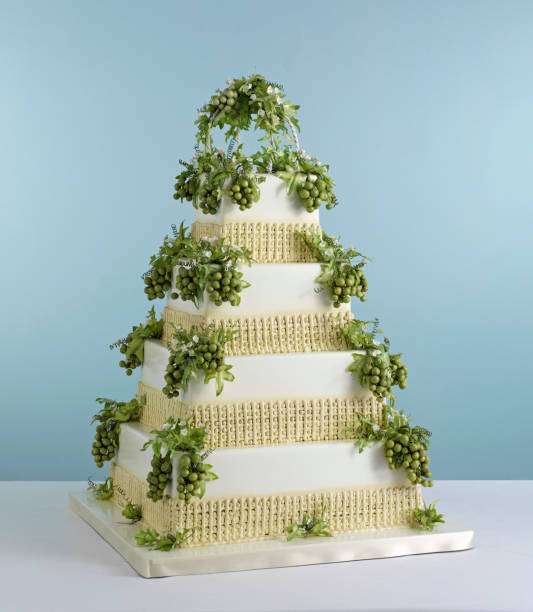 enorme de bolo de casamento - wedding cake wedding reception bouquet wedding - fotografias e filmes do acervo