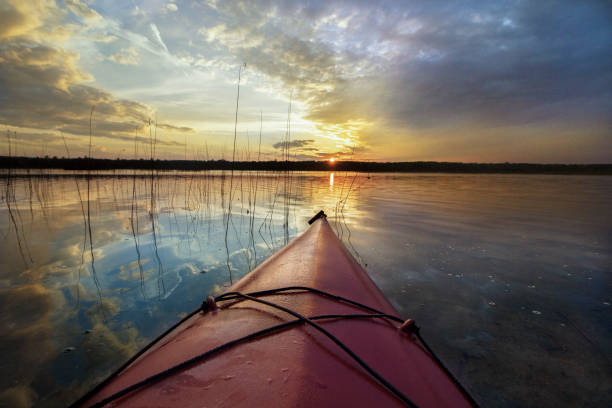istock Marl Lake Kayak Golden Sunset 1007387944
