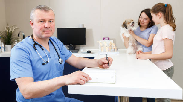 istock Veterinarian writing prescription 1007388188
