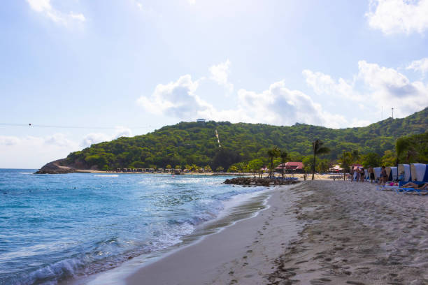 istock People enjoying day on beach in Haiti 1007400344