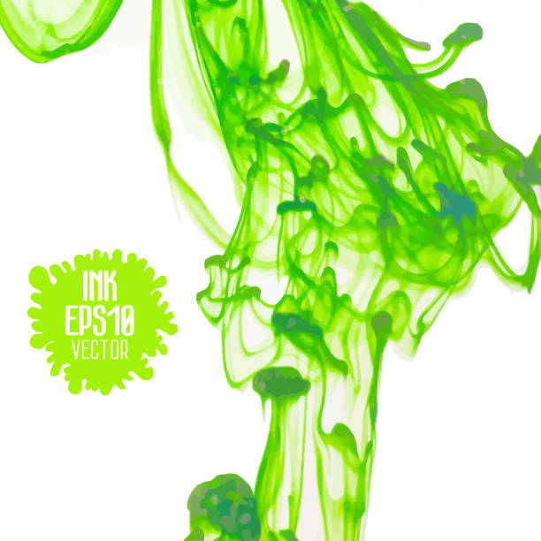 istock Vector abstract cloud. Ink swirling in water, cloud of ink in water isolated on white. Abstract Holi paints concept. 1007412292