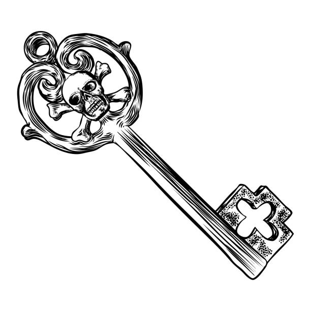 Drawing Of A Ornamental Gates Designs Stock Photos, Pictures & Royalty