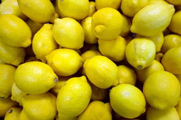 istock Background of ripe lemons 1007412624