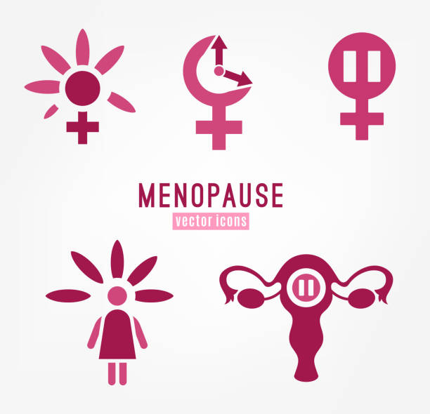 ikona wektora menopauzy - sex symbol illustrations stock illustrations