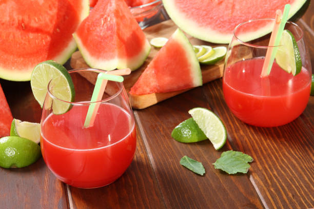 istock Delicious Watermelon and Summer Drink 1007430894