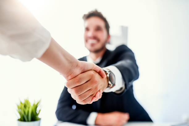 istock Thank you for coming to meet me 1007438498