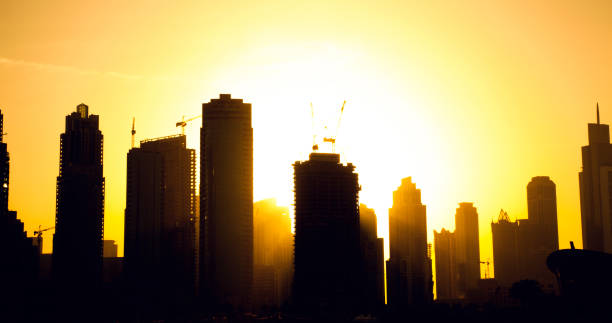 istock beautiful buildings in sunset 1007441616
