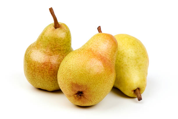 istock Juicy fresh ripe Williams pears, isolated on a white background 1007450970